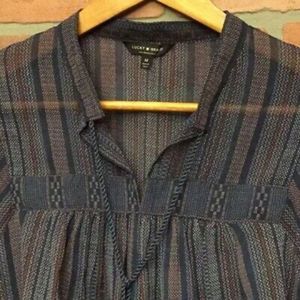 Lucky brand boho blouse